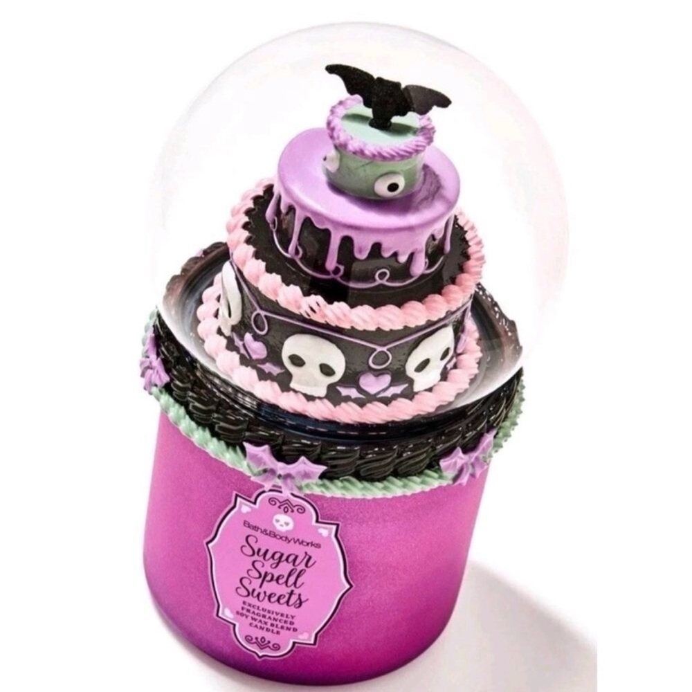 2025 Bath and Body Works Halloween Sugar Spell Sweets 3 Wick Candle Limited